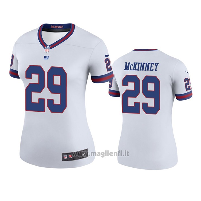 Maglia NFL Legend Donna New York Giants Xavier Mckinney Bianco Color Rush